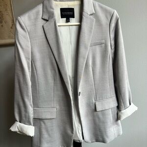 Banana Republic Gray Blazer Women’s Long and Lean